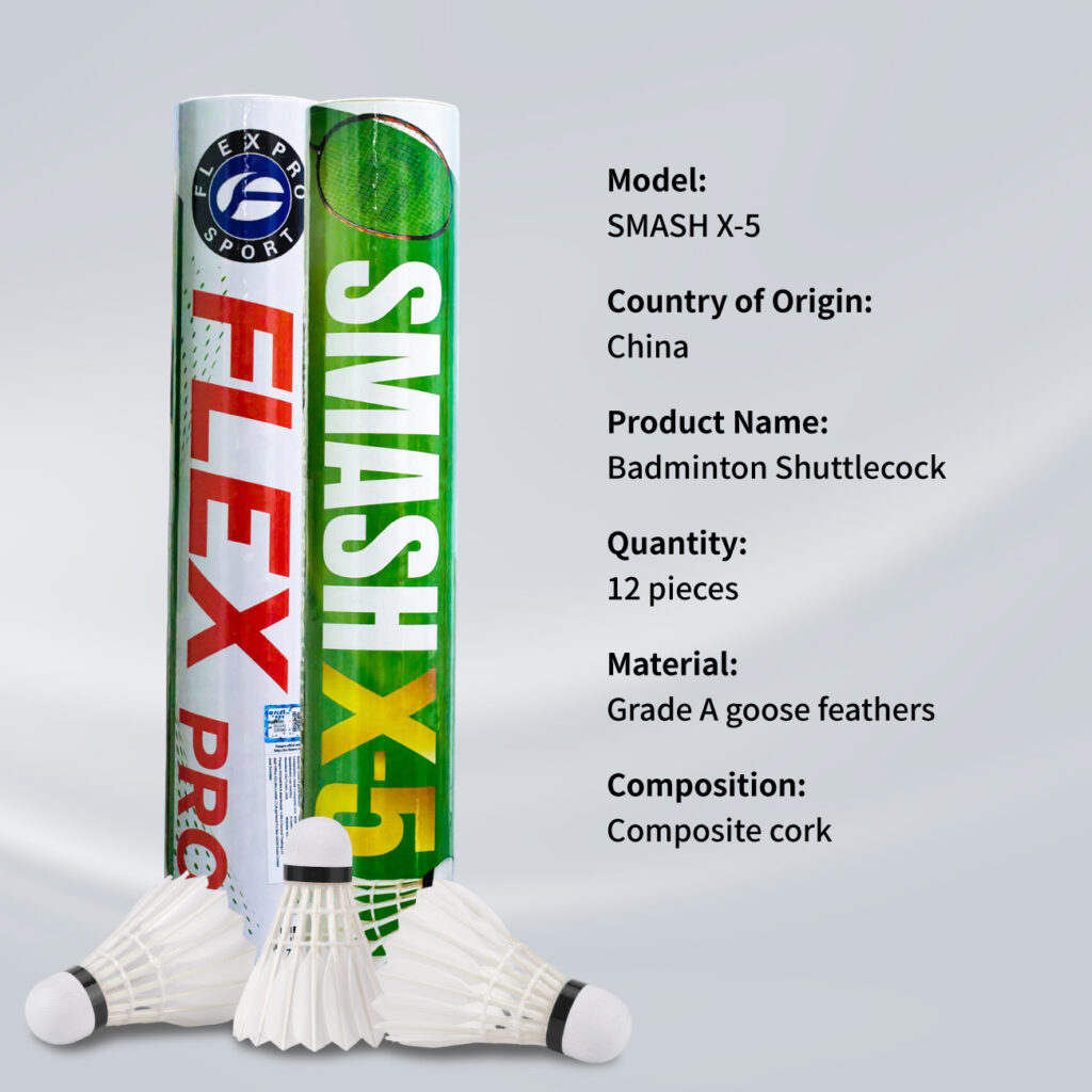 FlexPro goose feather shuttlecocks