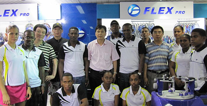Signed the Seychelles Badminton Team in 2010