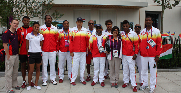 2012-Seychelles National Team participates in the London Olympics